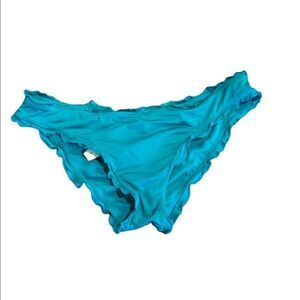 Adore Me Cheeky Ruffle Bikini Swimsuit Bottom S NWT